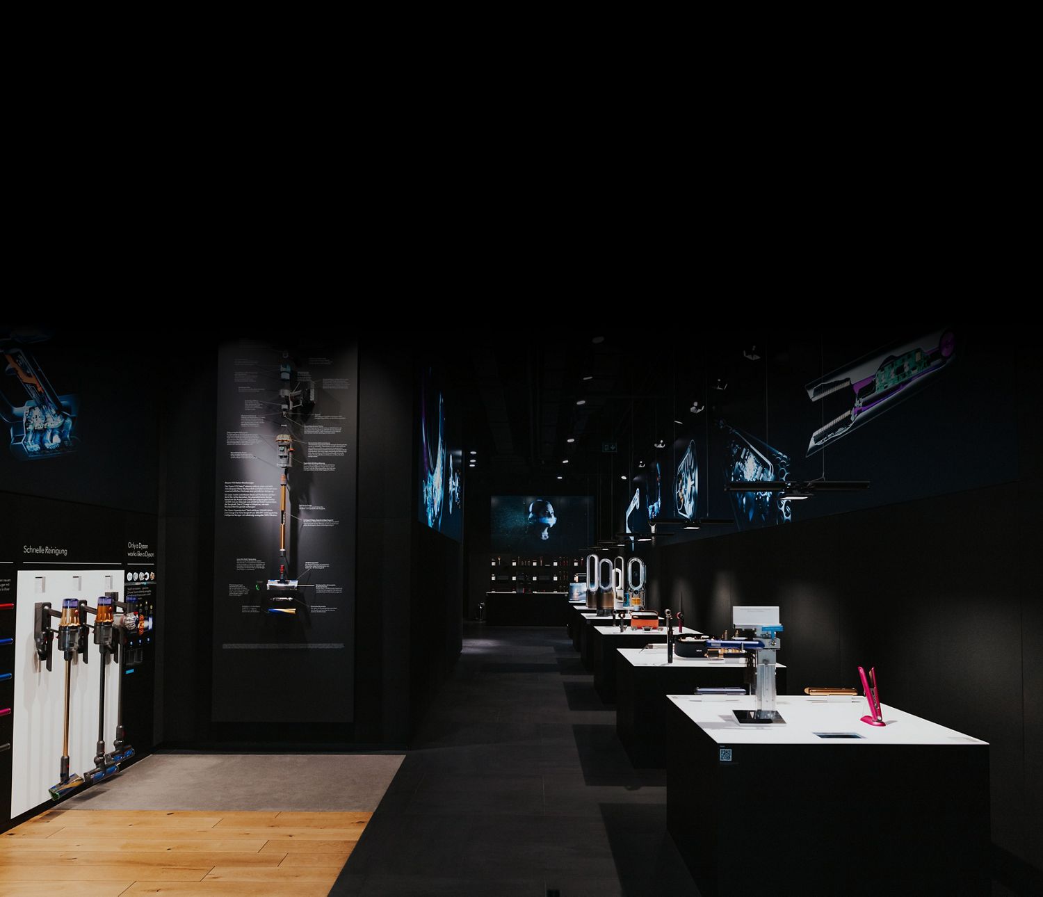 Innenansicht Dyson Demo Store Cologne